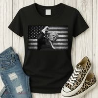 Donald Trump Fight For Freedom Women's T-Shirt thumb 3