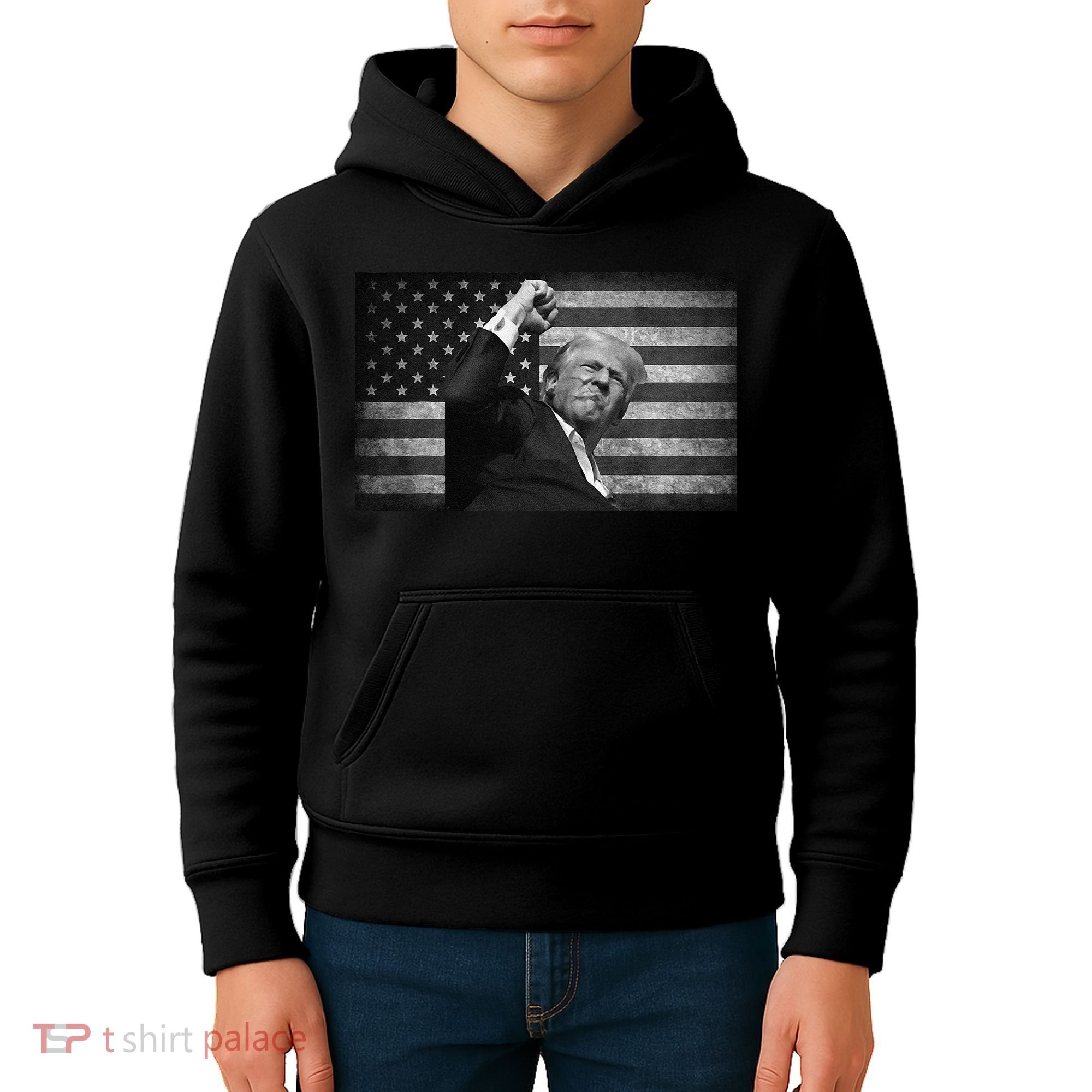Donald Trump Fight For Freedom Kids Hoodie