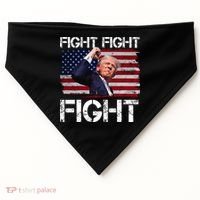 Donald Trump Fight Fight Fight USA-Made Doggie Bandana thumb 0