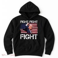 Donald Trump Fight Fight Fight Hoodie thumb 0