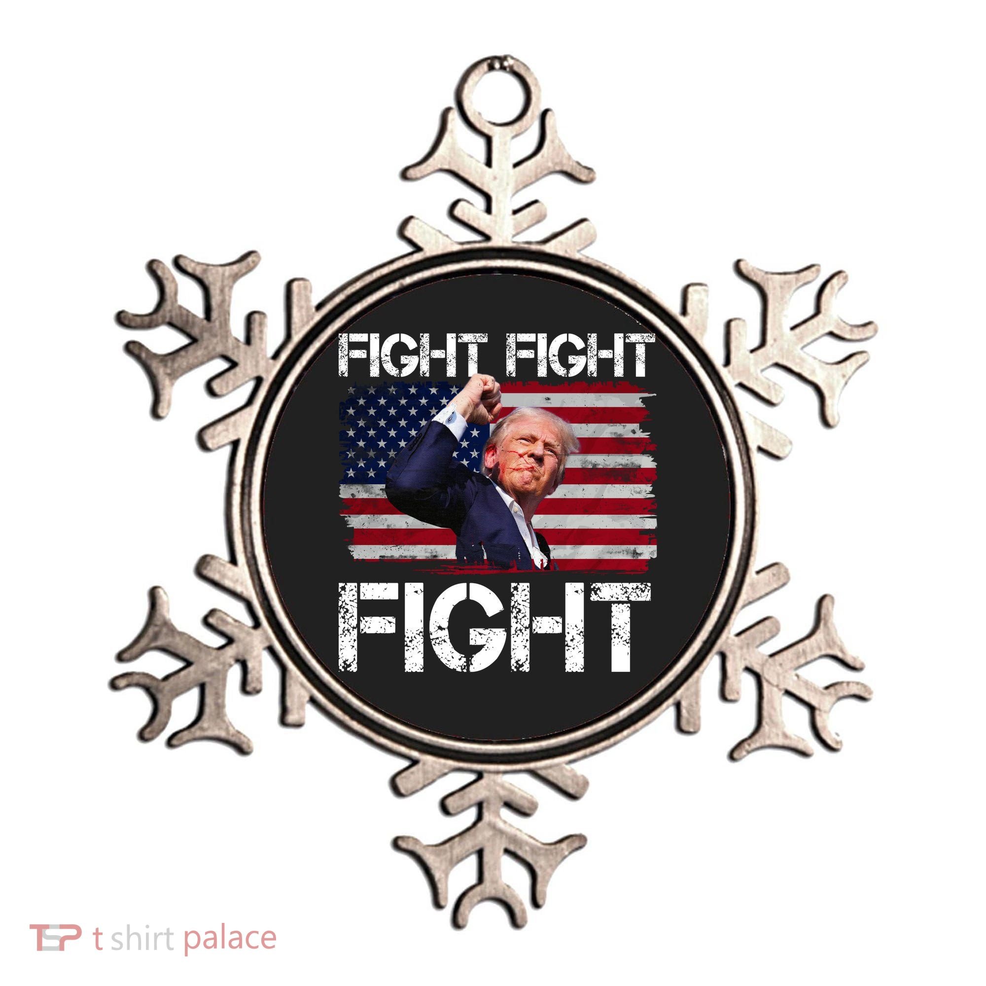 Donald Trump Fight Fight Fight Ornament