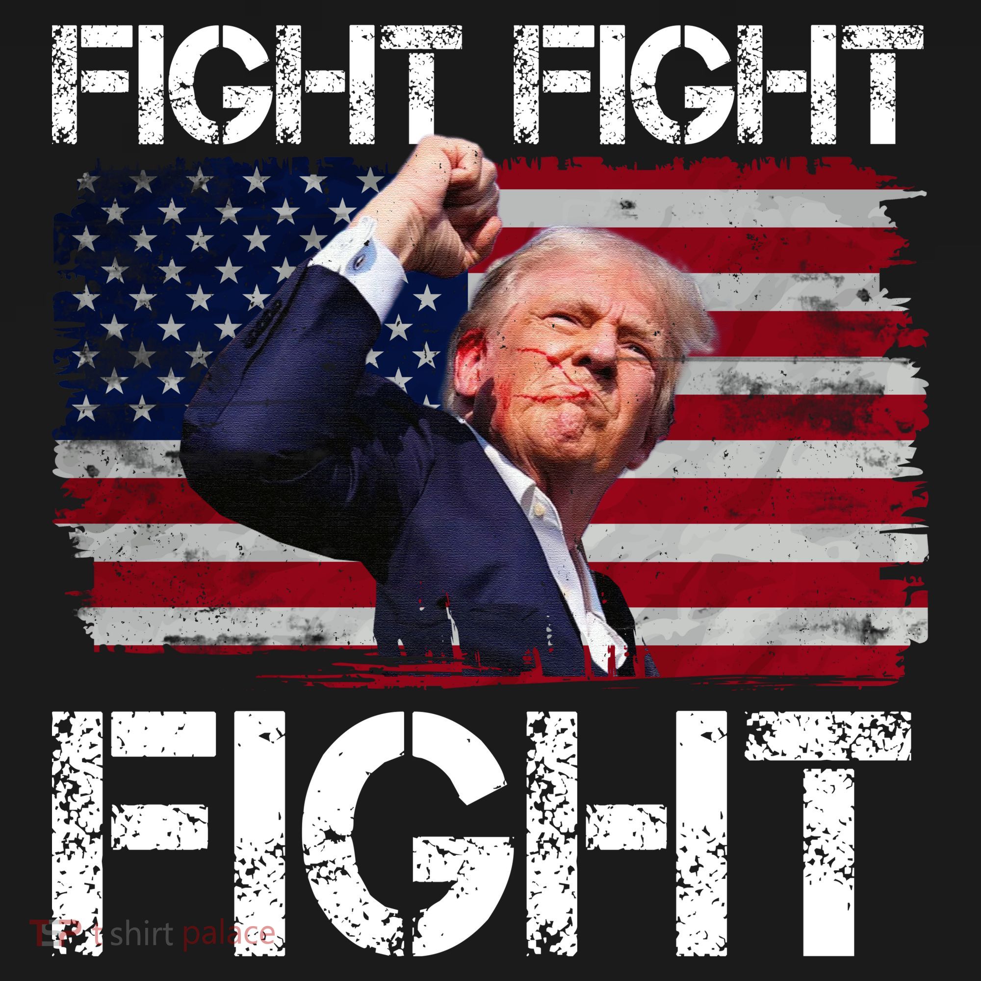 Donald Trump Fight Fight Fight Women's Tank Top