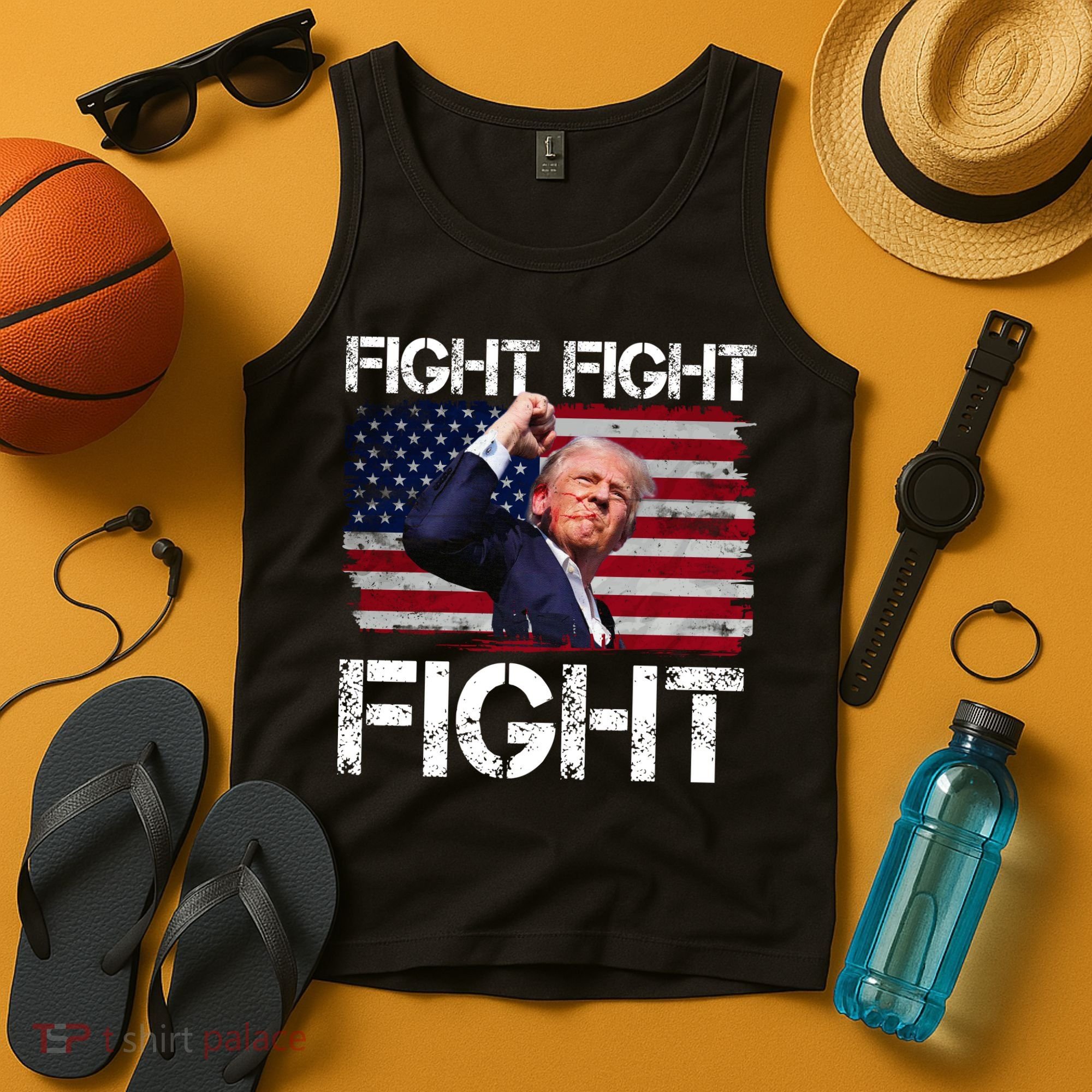 Donald Trump Fight Fight Fight Tank Top