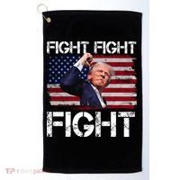 Donald Trump Fight Fight Fight Golf Towel thumb 0