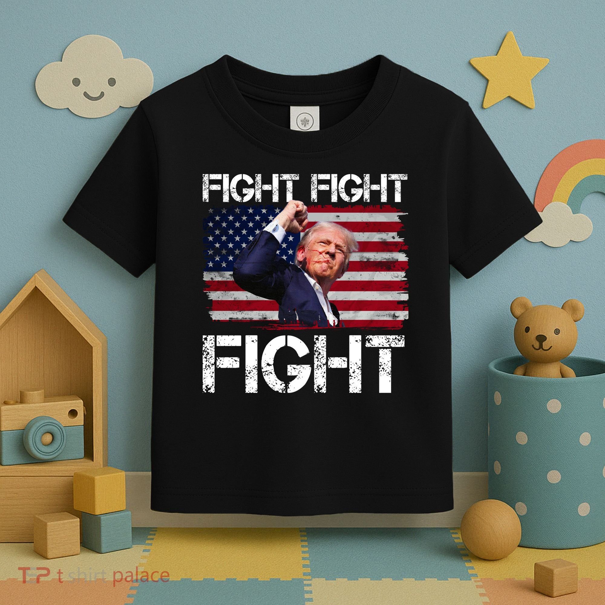 Donald Trump Fight Fight Fight Toddler T-Shirt