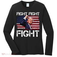 Donald Trump Fight Fight Fight Women's Long Sleeve Shirt thumb 0