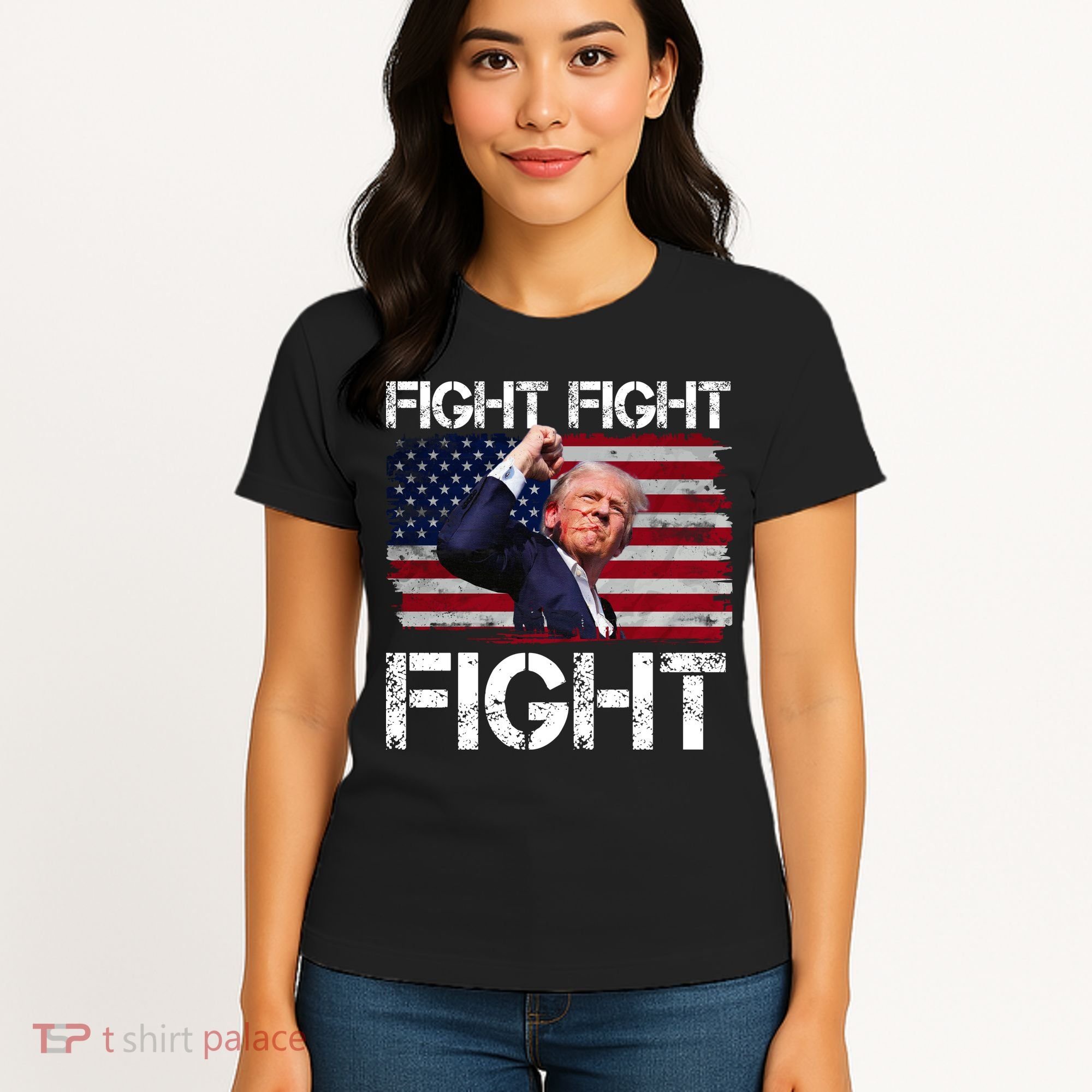 Donald Trump Fight Fight Fight Women's T-Shirt