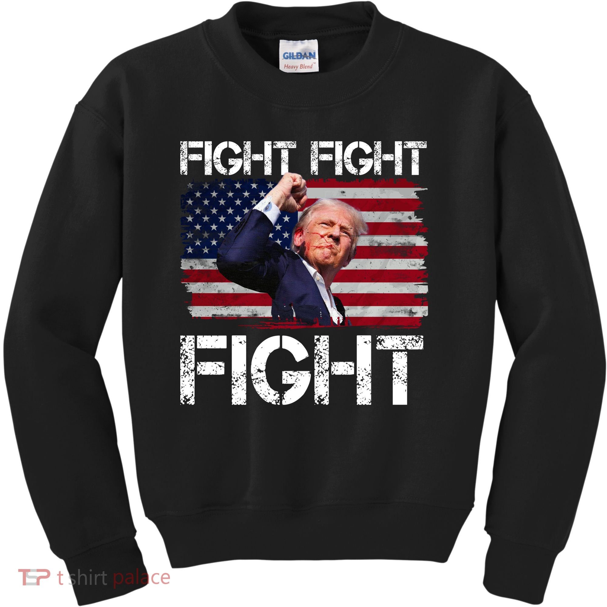 Donald Trump Fight Fight Fight Kids Sweatshirt