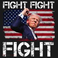 Donald Trump Fight Fight Fight Kids Sweatshirt thumb 2
