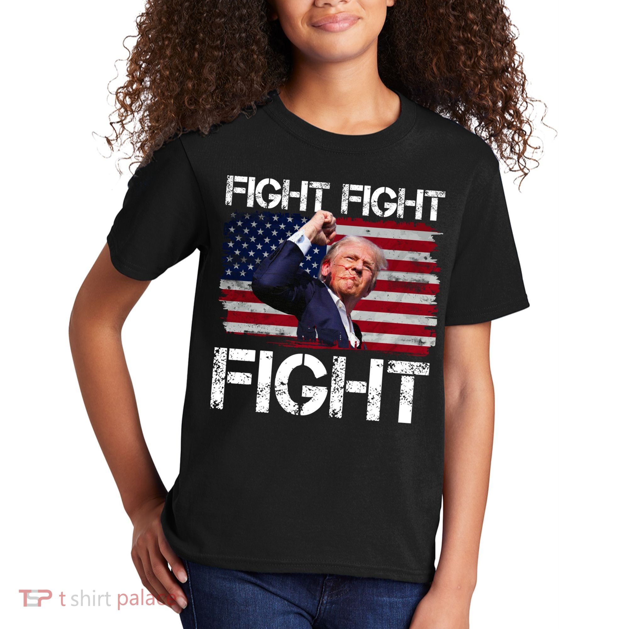 Donald Trump Fight Fight Fight Kids T-Shirt