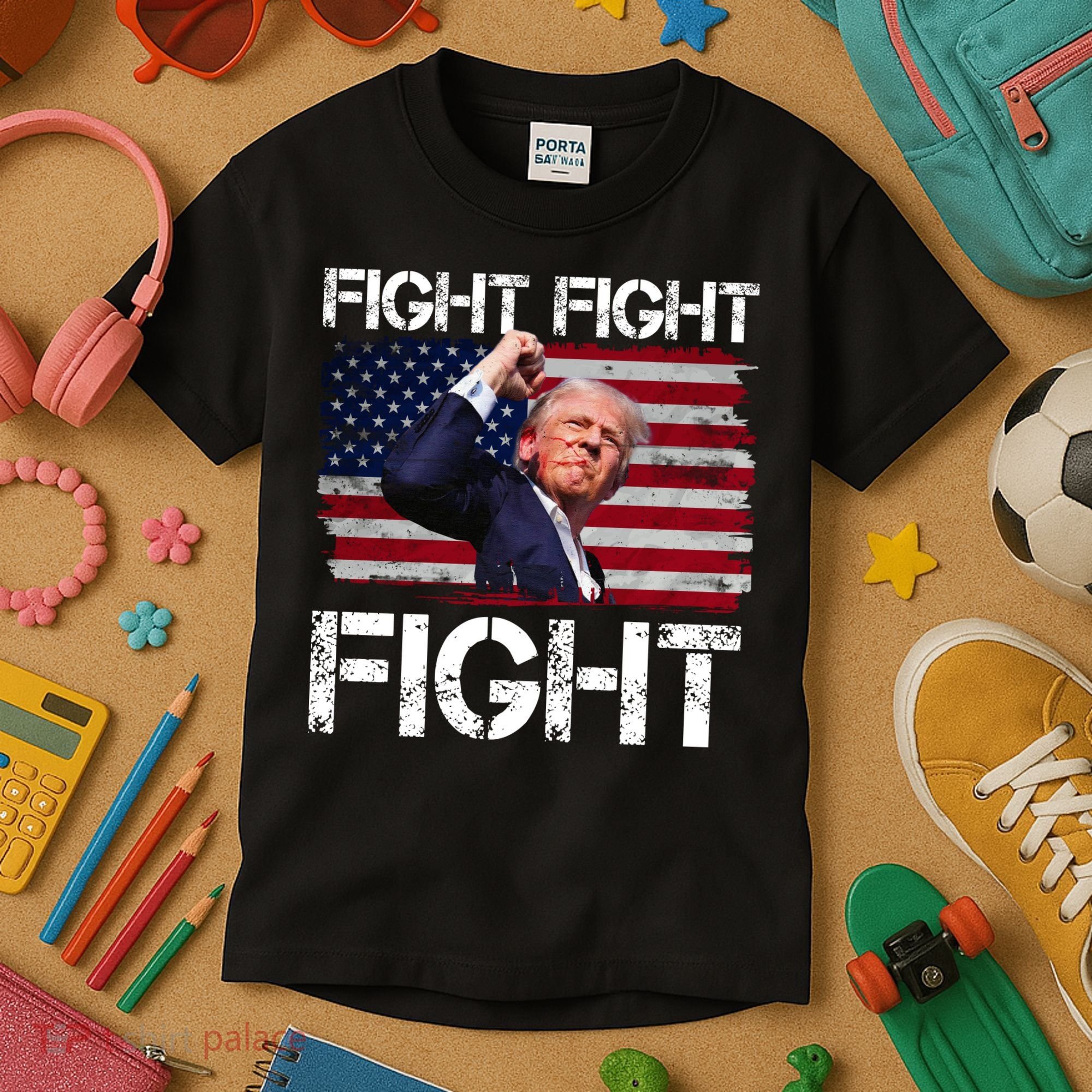 Donald Trump Fight Fight Fight Kids T-Shirt