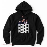 Donald Trump Fight Fight Fight Save America Hoodie thumb 0