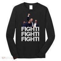 Donald Trump Fight Fight Fight Save America Long Sleeve Shirt thumb 0