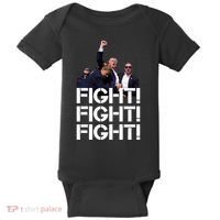 Donald Trump Fight Fight Fight Save America Baby Bodysuit thumb 0