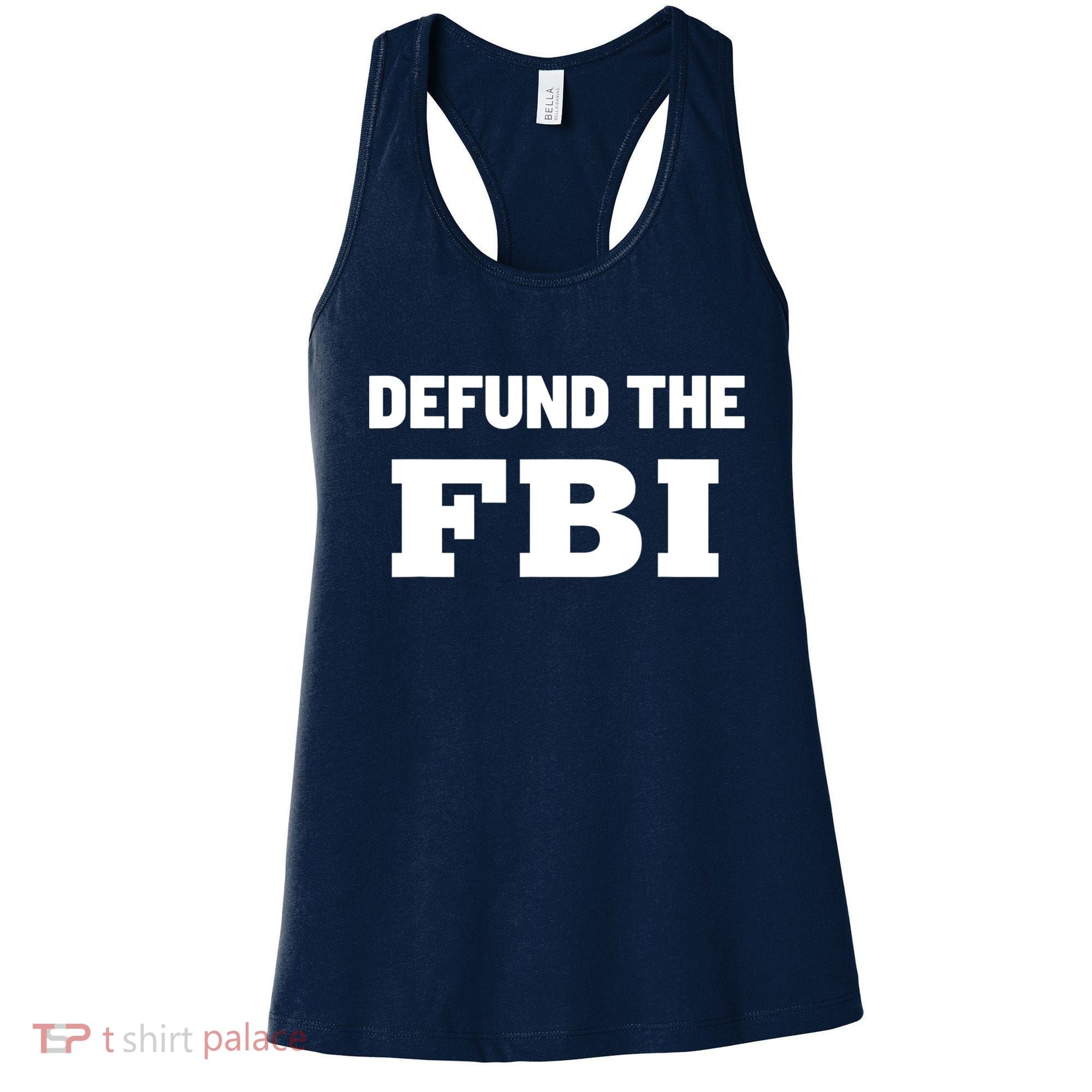Defund The FBI Federal Bureau, Anti FBI Corruption Women's Tank Top