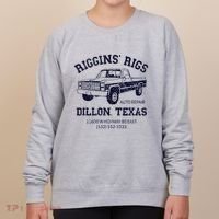 Dillon Texas Friday Night Football Player Fan Riggins Rigs Women's Sweatshirt thumb 0