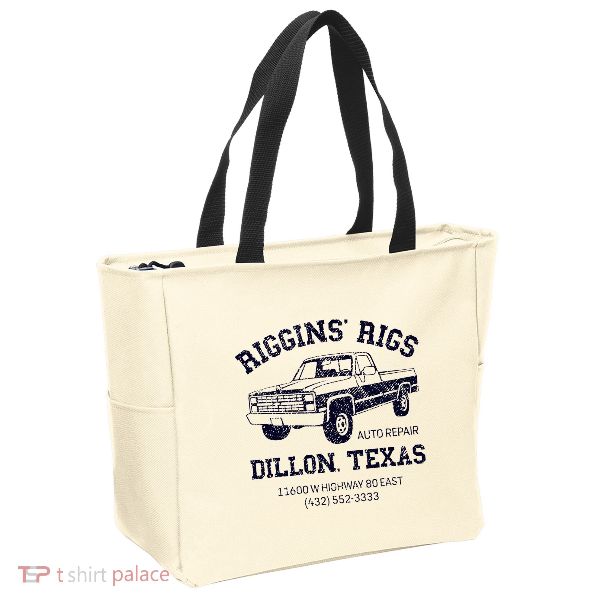 Dillon Texas Friday Night Football Player Fan Riggins Rigs Tote Bag