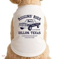 Dillon Texas Friday Night Football Player Fan Riggins Rigs Doggie Tank thumb 0