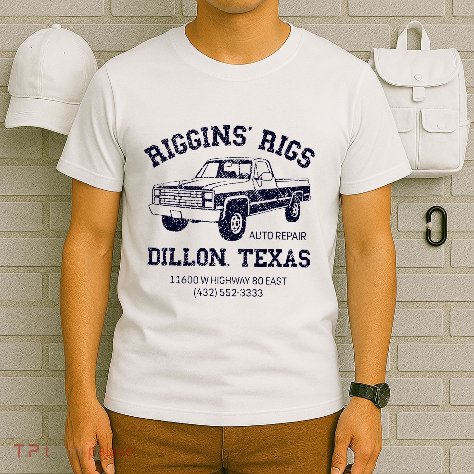 Dillon Texas Friday Night Football Player Fan Riggins Rigs T-Shirt