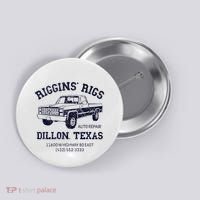 Dillon Texas Friday Night Football Player Fan Riggins Rigs Button thumb 0