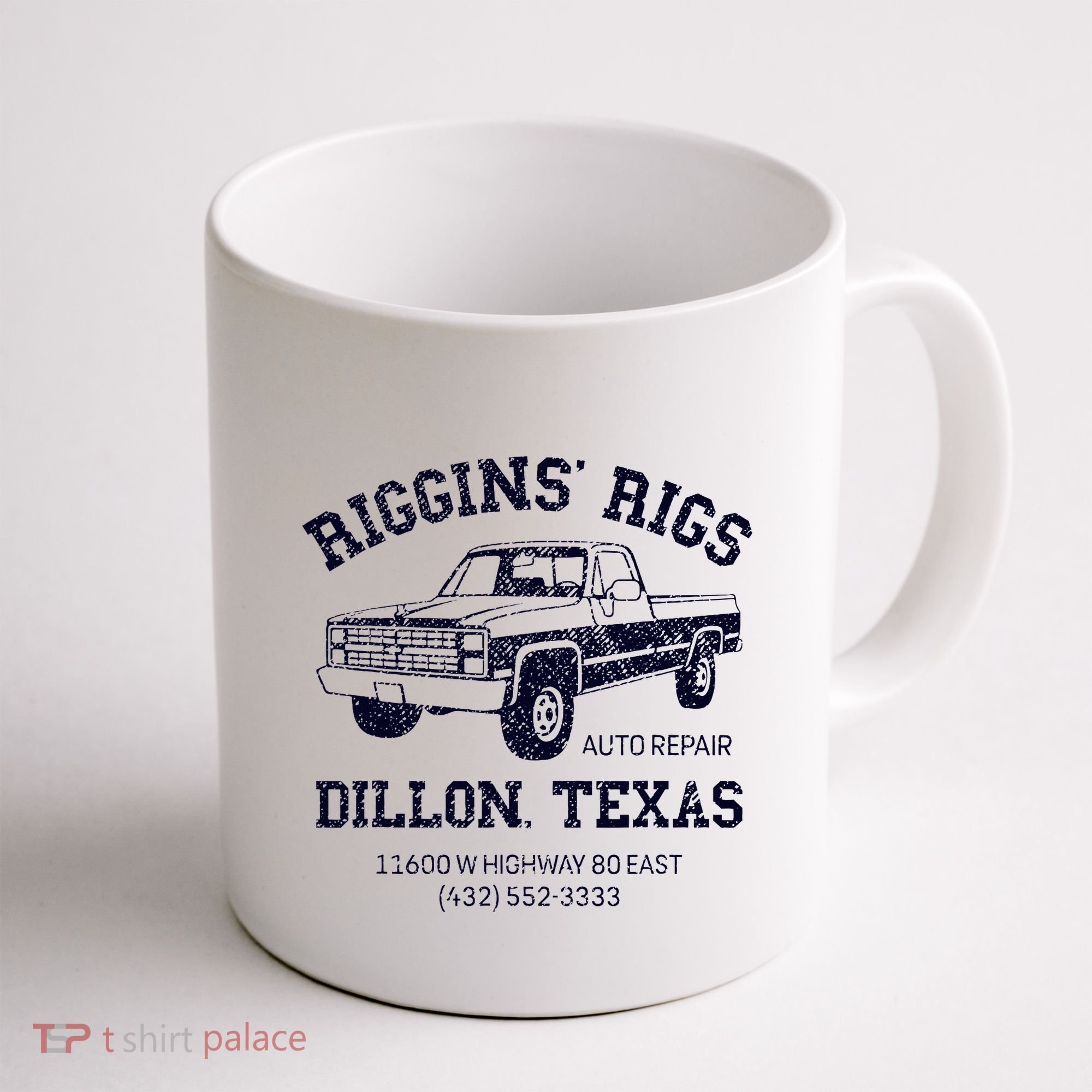 Dillon Texas Friday Night Football Player Fan Riggins Rigs Coffee Mug