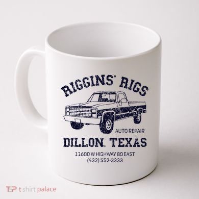 Dillon Texas Friday Night Football Player Fan Riggins Rigs Coffee Mug