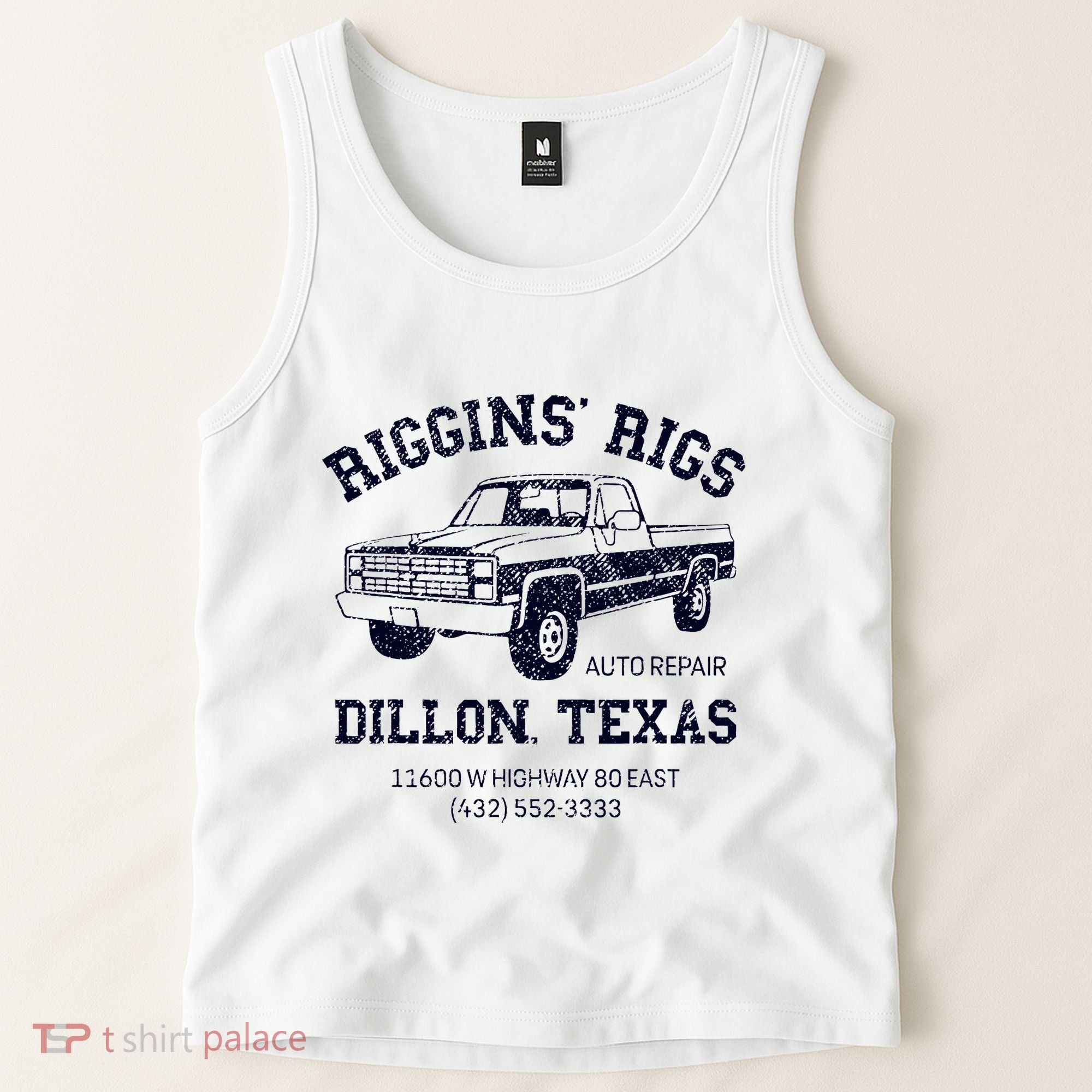 Dillon Texas Friday Night Football Player Fan Riggins Rigs Tank Top