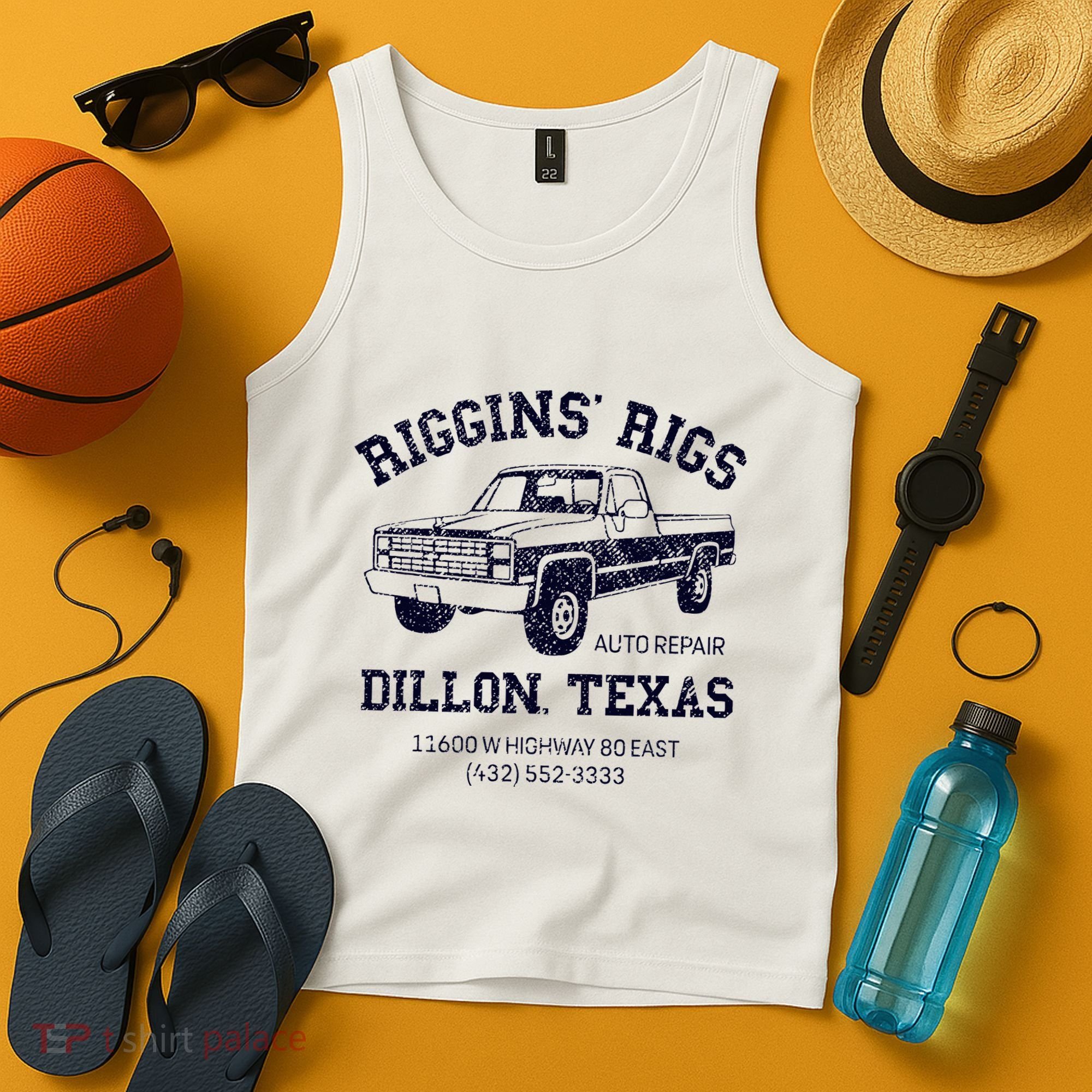 Dillon Texas Friday Night Football Player Fan Riggins Rigs Tank Top