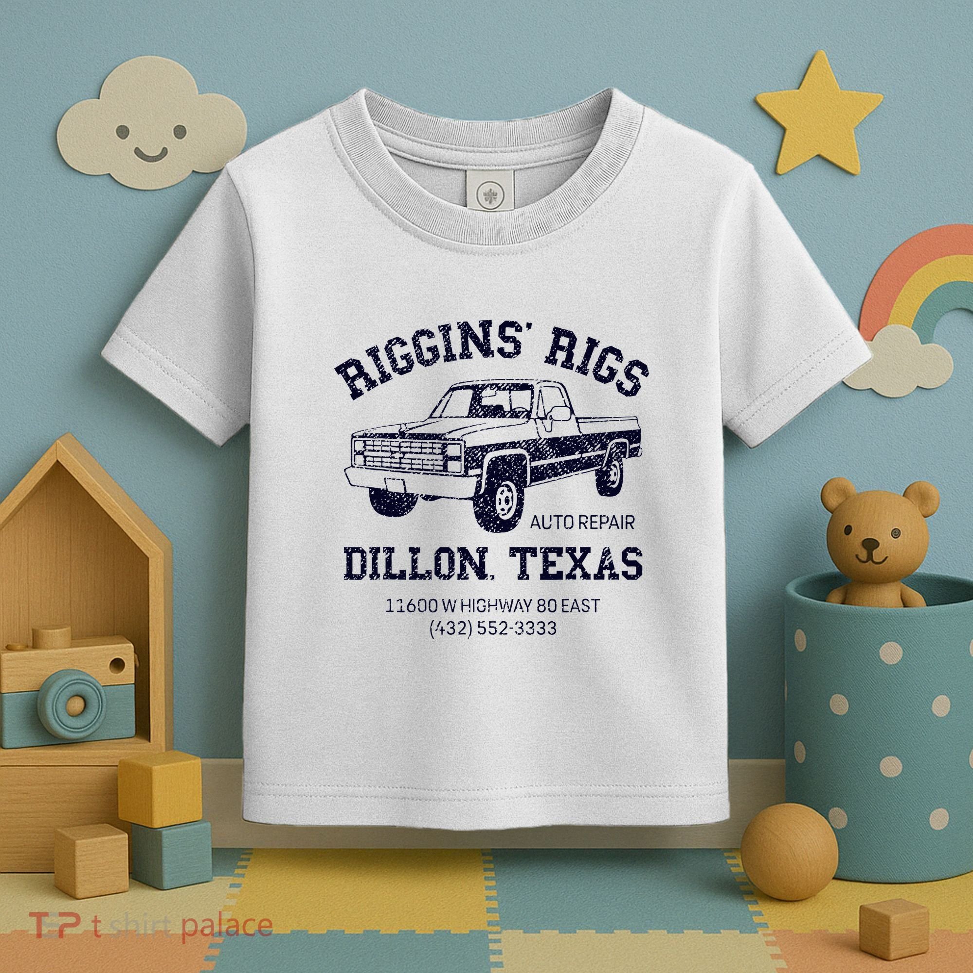 Dillon Texas Friday Night Football Player Fan Riggins Rigs Toddler T-Shirt