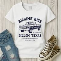 Dillon Texas Friday Night Football Player Fan Riggins Rigs Women's T-Shirt thumb 3