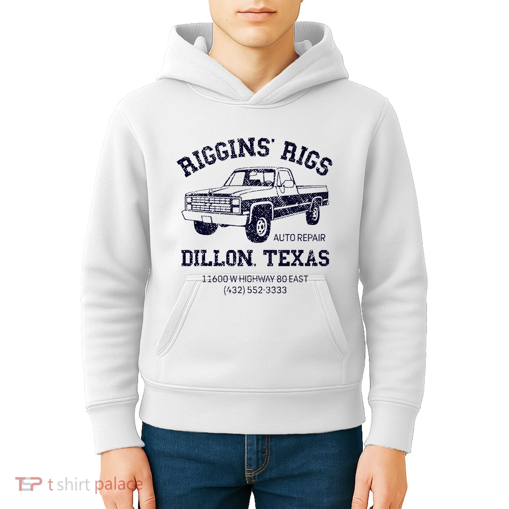 Dillon Texas Friday Night Football Player Fan Riggins Rigs Kids Hoodie