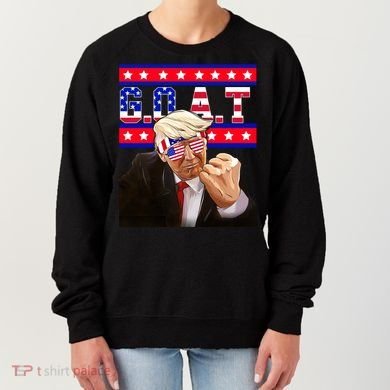 Donald Trump Goat Women's Sweatshirt