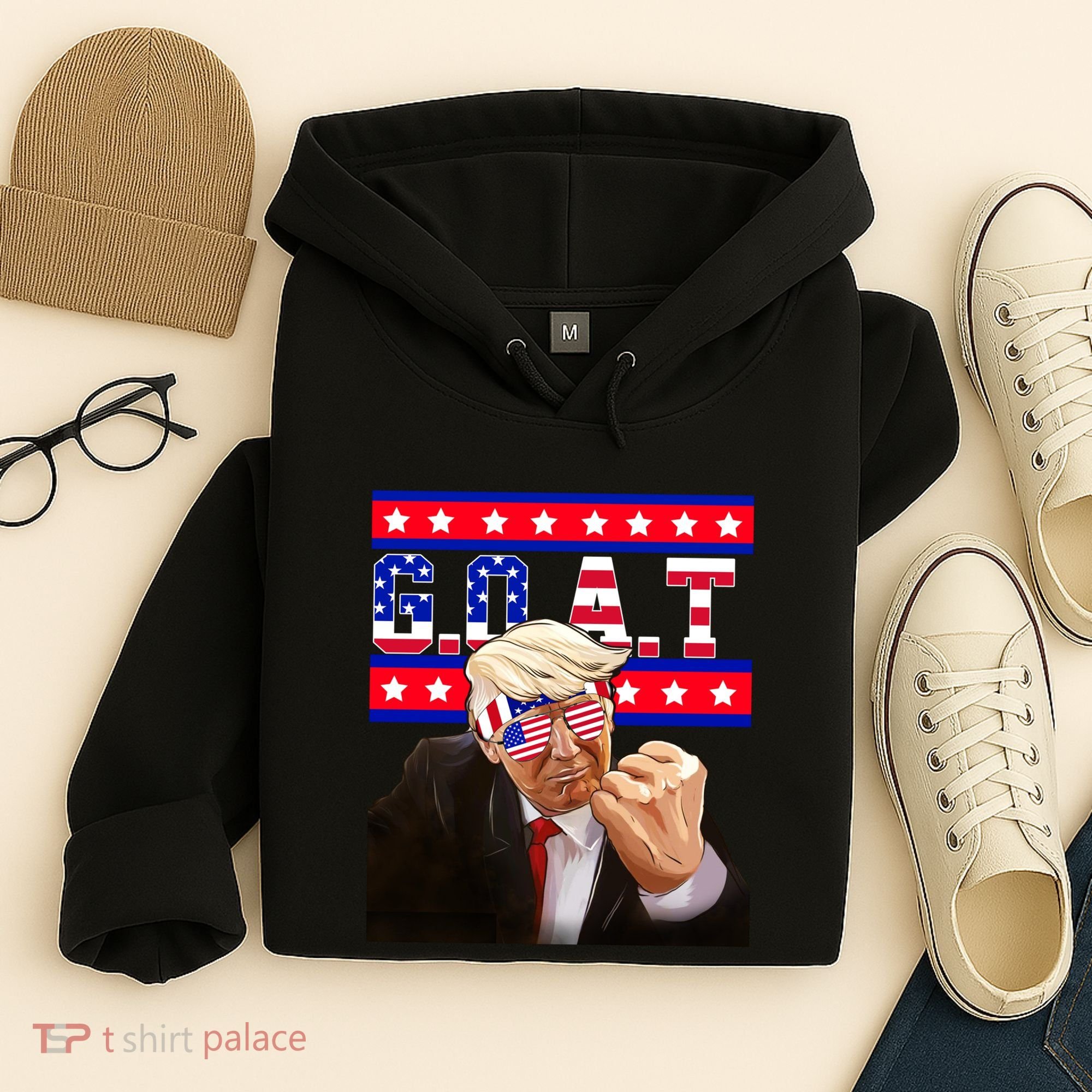 Donald Trump Goat Hoodie