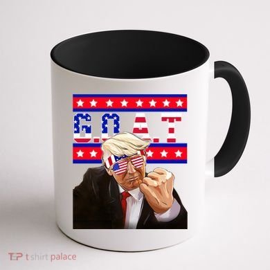 Donald Trump Goat Coffee Mug back