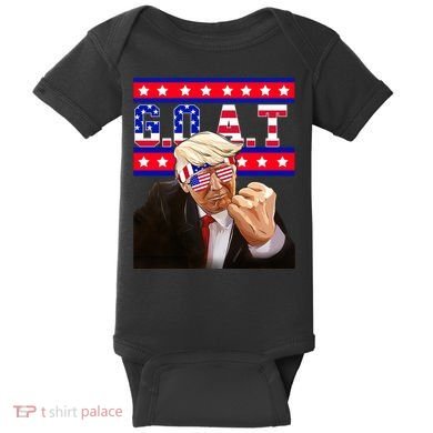 Donald Trump Goat Baby Bodysuit