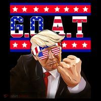 Donald Trump Goat Baby Bodysuit thumb 2