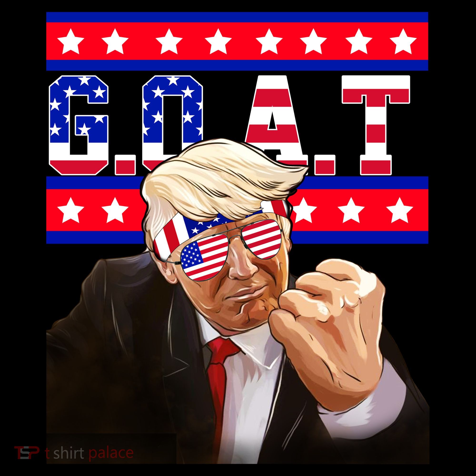 Donald Trump Goat Baby Bodysuit