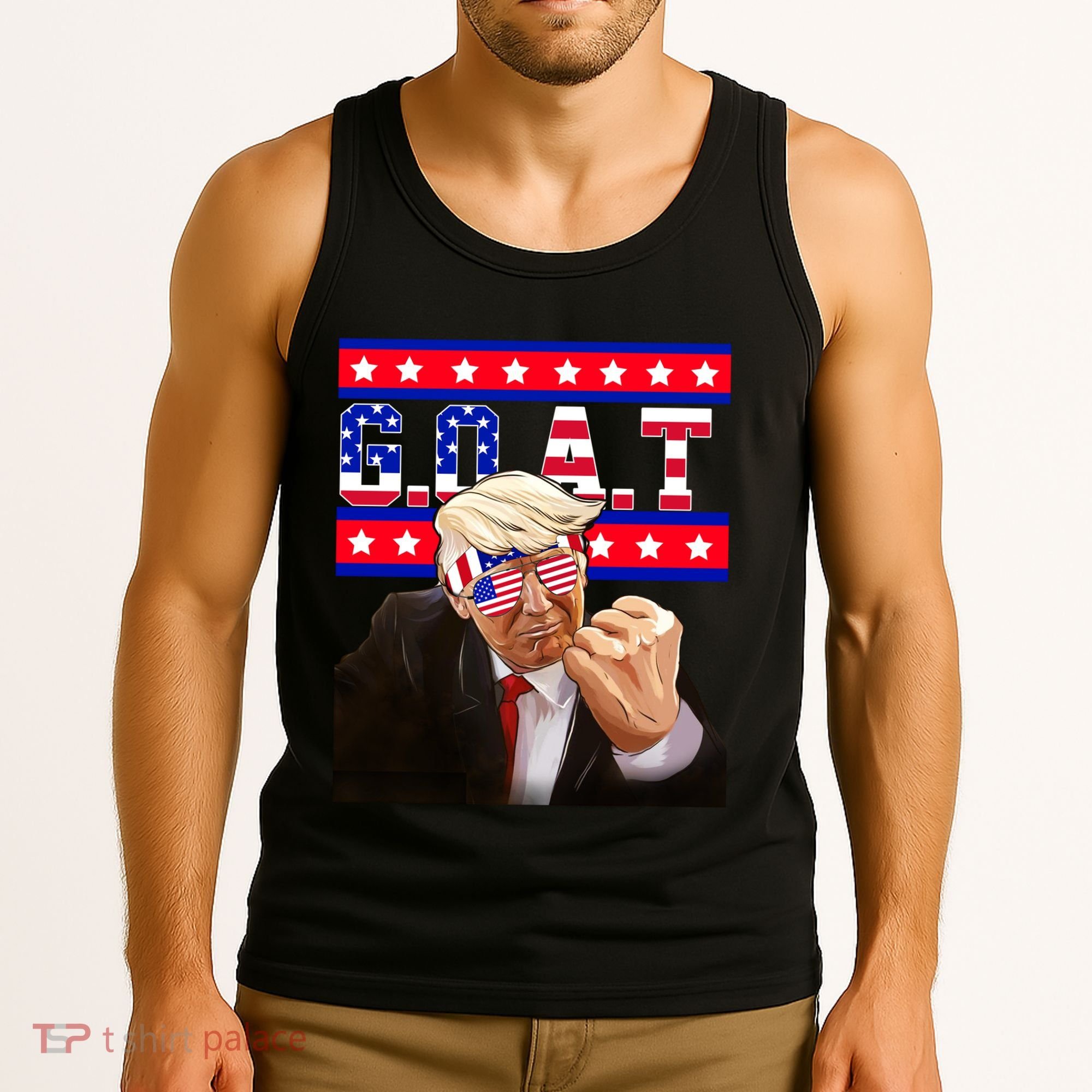 Donald Trump Goat Tank Top