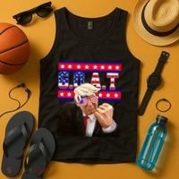 Donald Trump Goat Tank Top thumb 4