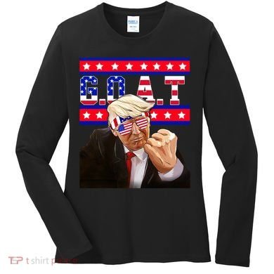 Donald Trump Goat Women's Long Sleeve Shirt