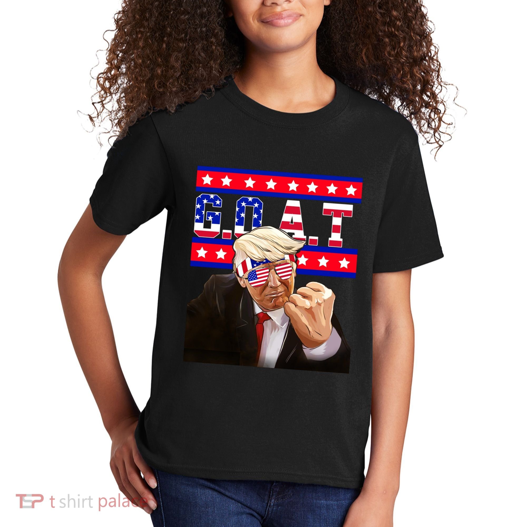 Donald Trump Goat Kids T-Shirt