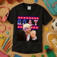 Donald Trump Goat Kids T-Shirt thumb 3