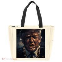 Donald Trump Gold Grillz Tote Bag thumb 0