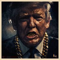 Donald Trump Gold Grillz Tote Bag thumb 4
