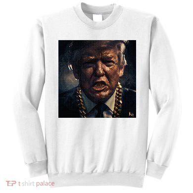 Donald Trump Gold Grillz Sweatshirt
