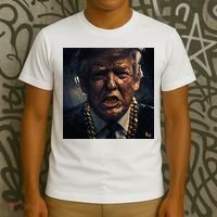 Donald Trump Gold Grillz T-Shirt thumb 3