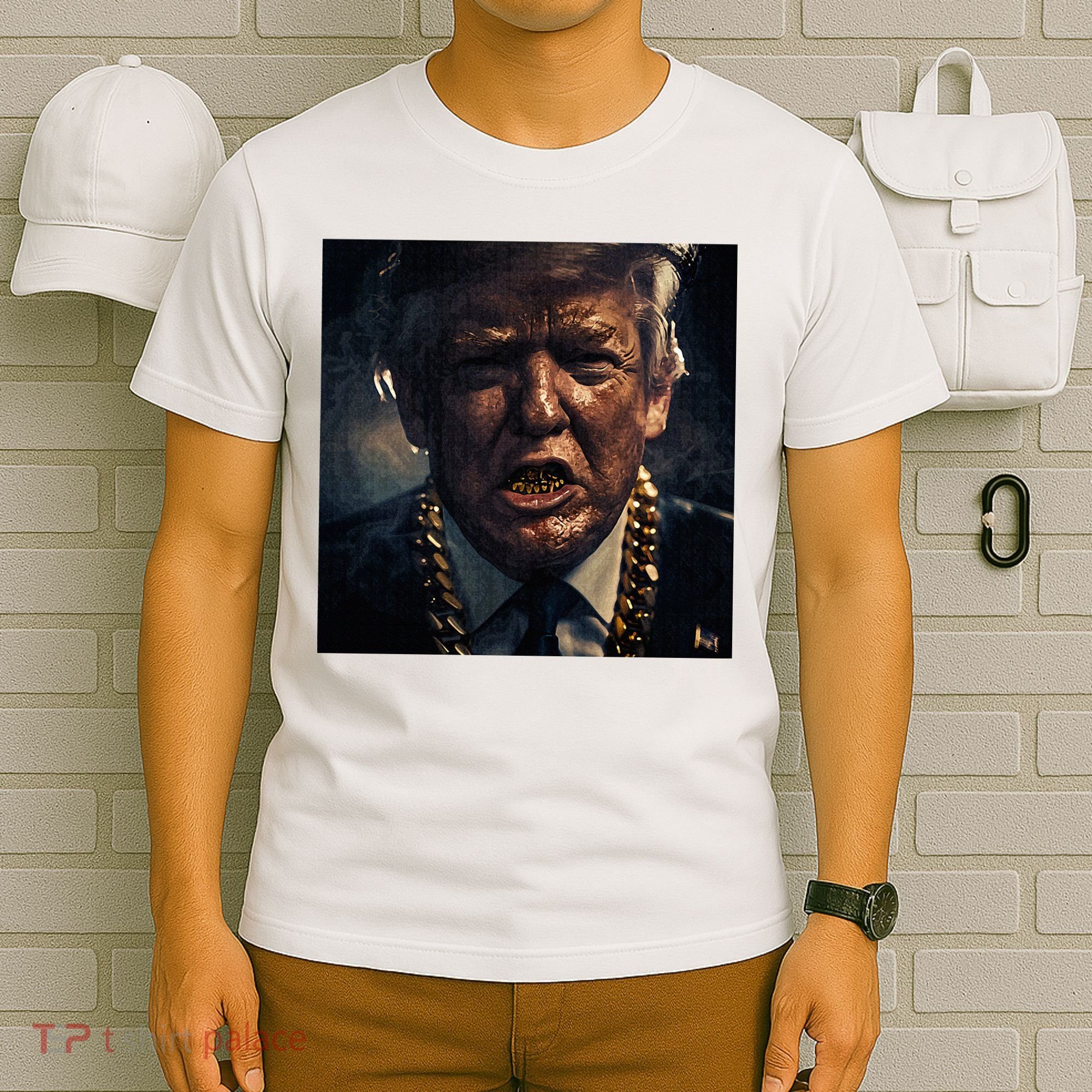 Donald Trump Gold Grillz T-Shirt