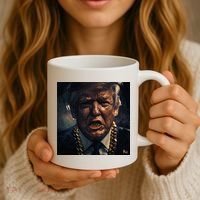 Donald Trump Gold Grillz Coffee Mug thumb 3