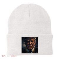 Donald Trump Gold Grillz Beanie thumb 0