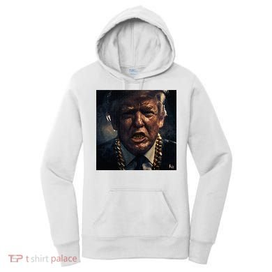 Donald Trump Gold Grillz Women's Hoodie